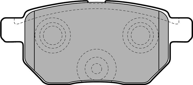 FREN BALATASI ARKA LEXUS CT 200H / TOYOTA AURIS. COROLLA. IQ. PRIUS. URBAN CRUISER. YARIS 08/05