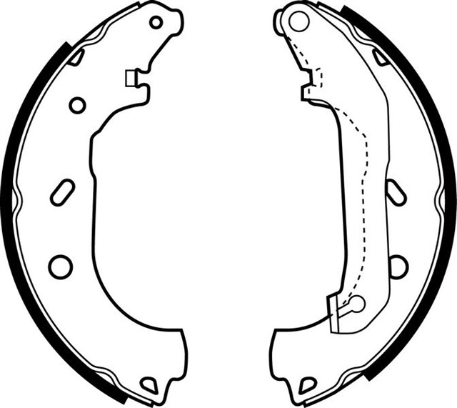 ARKA PABUC BALATA TRANSIT TOURNEO CONNECT 1.8 1.8DI 1.8TDCI 02 - 12.2013 228X57