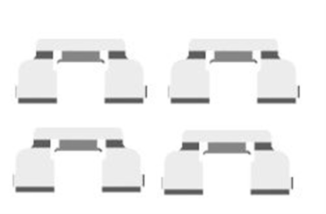 FREN BALATA MONTAJ TAKIMI ON DACIA LOGAN. SANDERO / RENAULT CLIO. CLIO CAMPUS. LOGAN. SANDERO. THALI