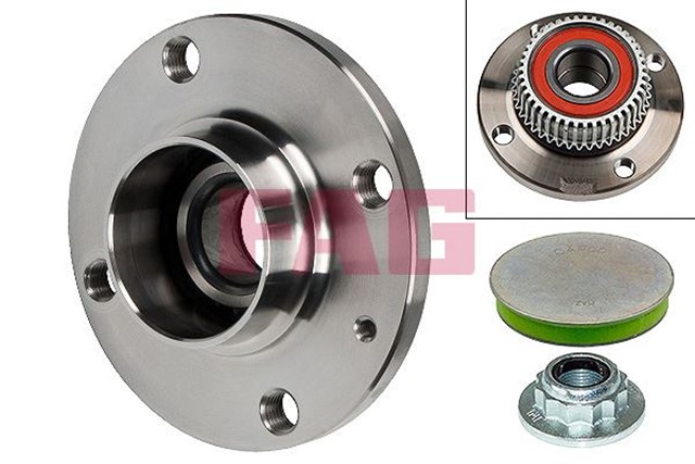 ARKA TEKER PORYASI RULMANLI POLO 94 - 01 - POLO CLASIC 95 - 01 - LUPO 98 - 05 4 DELIK VKBA3548