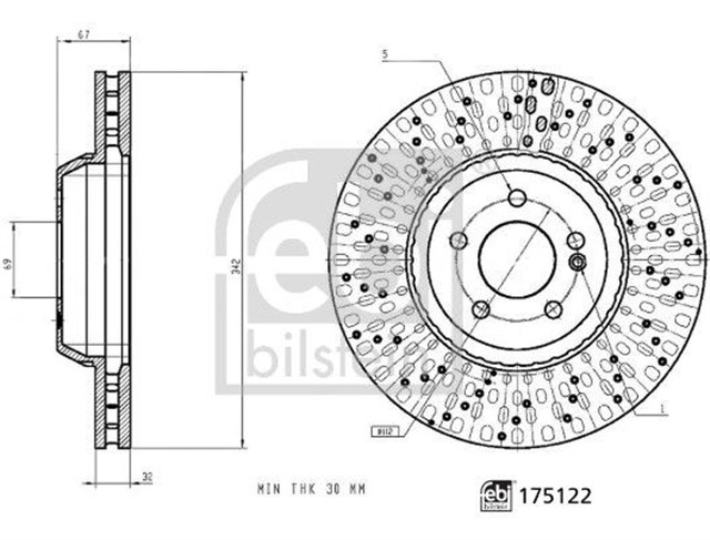 FREN DISKI ON MERCEDES S - CLASS W222 14