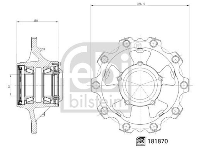 TEKERLEK YUVASI PORYA MERITOR