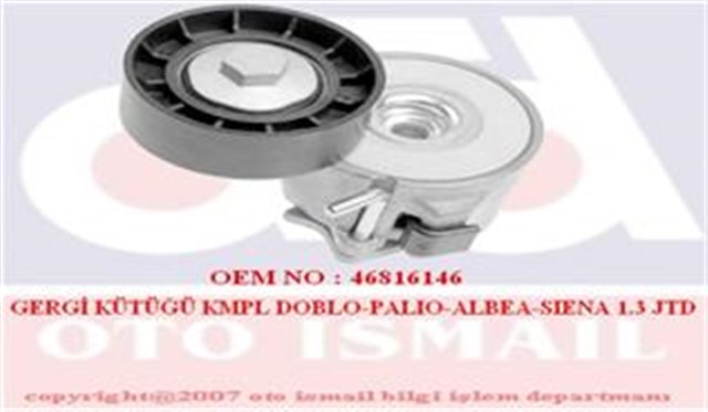 534007010 - ALTERNATOR GERGI RULMANI KUTUKL DOBLO - PALIO - ALBEA - FIORINO - NEMO - BIPPER - PUNTO - FORD KA 1.3MTJ
