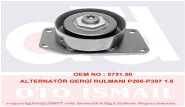 X ALTERNATOR GERGI RULMANI PARTNER - BERLINGO 1.4 - 1.6 - 1.6 16V - P206 - XSARA 1.4I - 1.6 - 1.6 16V 97 - 05