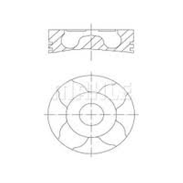 MOTOR PISTON SEGMAN STD P307 - EXPERT - C4 - JUMPY - FIESTA - CMAX 1.6 HDI DW6 75.00 VOLVO MINI