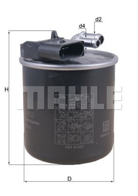 YAKIT FILTRESI MERCEDES VITO OM651 W447 14