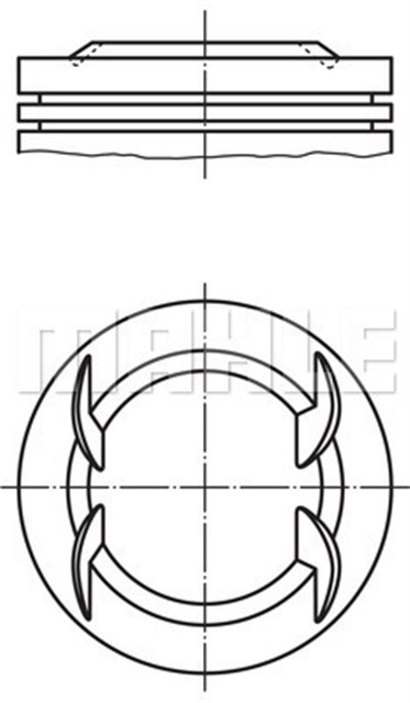 PISTON SEGMAN 79.00MM STD A - B 16XER ASTRA H - J - V INSIGNIA 1.6