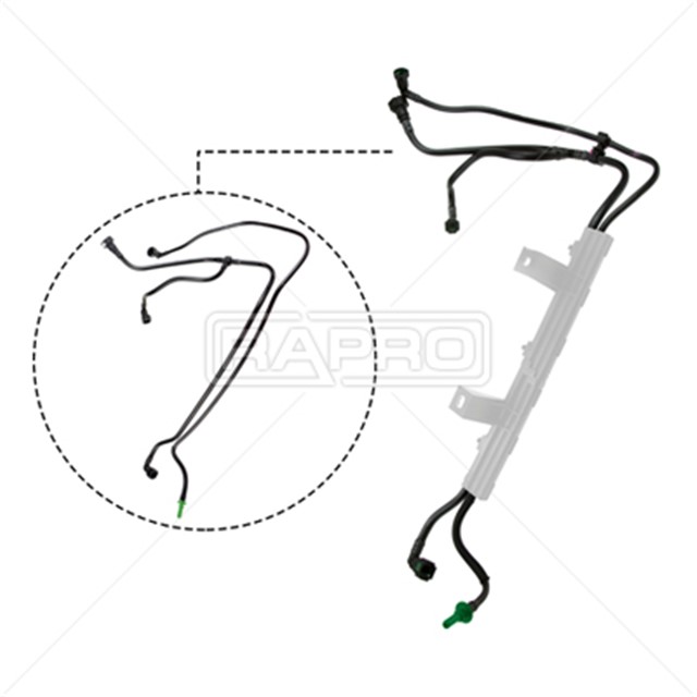 YAKIT BORUSU ORTA PLASTIK TUTUCU HARIC PA FIAT FIORINO 1.3 MJTD