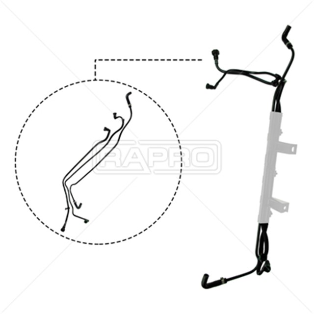 YAKIT BORUSU ORTA PLASTIK TUTUCU HARIC PA FIAT DOBLO II 1.3 MJTD 09