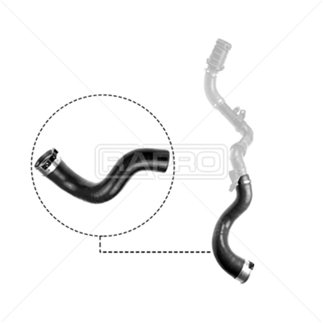 TURBO HORTUMU BUYUK SILIKON RENAULT TRAFIC III 1.6 DCI