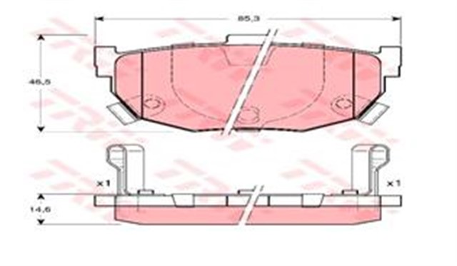 ARKA BALATA ELANTRA 2.0 - 1.8 - 1.6 2.0 CRDI 96 01 7.06 COUPE 1.6I 16V 97 - 02 - 2.0 02 8.09