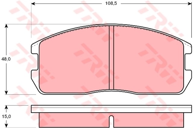 ON BALATA MITSUBISHI LANCER 83 - 92 COLT 82 - 92
