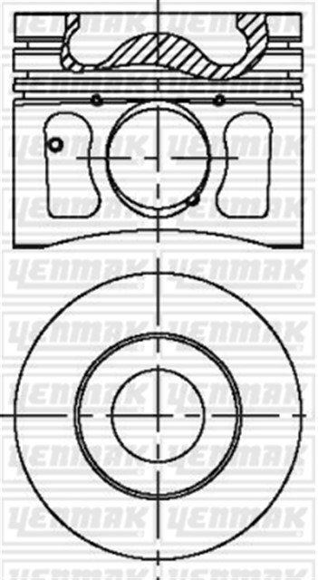 MOTOR PISTON SEGMAN STD MONDEO III 22 TDCI 150PS - TRANSIT 2.2 TDCI 150PS