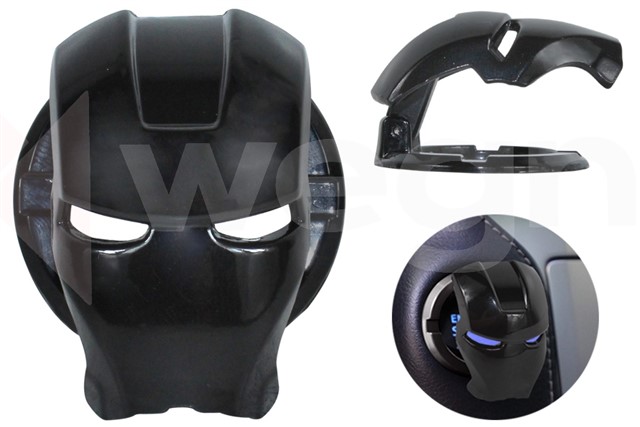 IRON MAN START STOP KORUYUCU KAPAK SIYAH