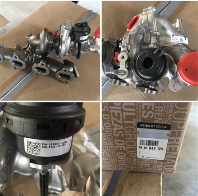 KOMPLE TURBO MANIFOLD LU MASTER III - MOVANO 2.3DCI - CDTI 165HP 144109553R