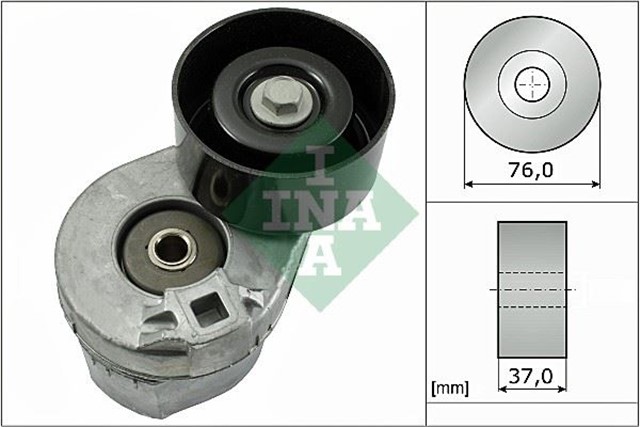 ALTERNATOR GERGI RULMANI KUTUKLU TRANSIT V184 2.4 DI - 2.4 TDI - 2.4 TDE 00 - 06 76X37X17
