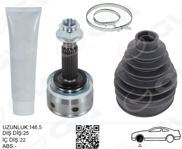 AKS KAFASI DIS HYUNDAI BAYON - I20 21 - 