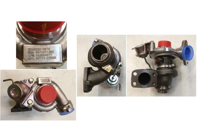 TURBO KOMPLE P206 - P207 - P307 - PARTNER - BERLINGO - C3 - C4 - SCUDU - FOCUS - C - MAX - 1.6 HDI 90 PS
