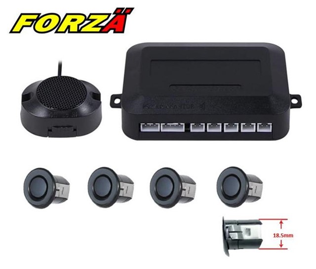 PARK SENSORU SESLI SIYAH GOZ 18MM