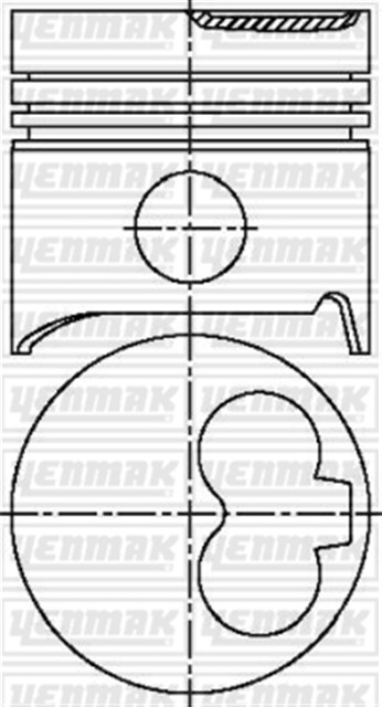 MOTOR PISTON SEGMAN R9 DZL 1600 CC. 78.00 CAP STD