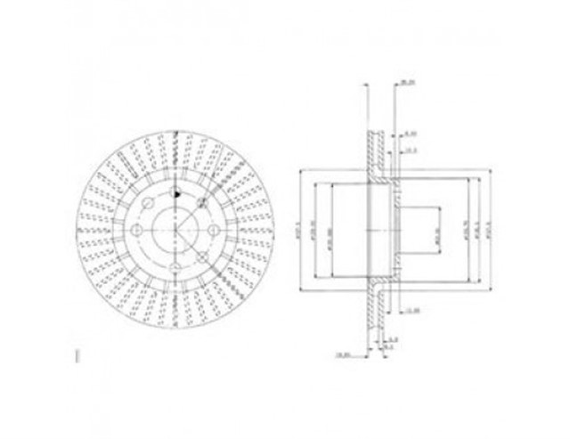 FREN DISKI CIFTLI PAKET . DELIKSIZ ON OPEL