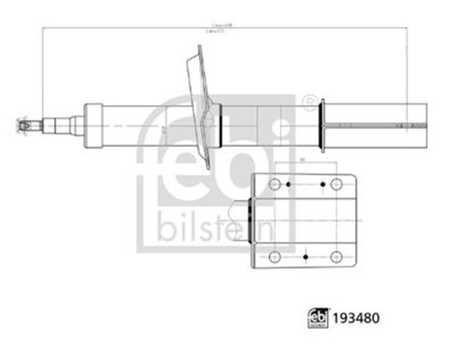 AMORTISOR ON AKS SOL - ON AKS SAG CITROEN - FIAT - PEUGEOT