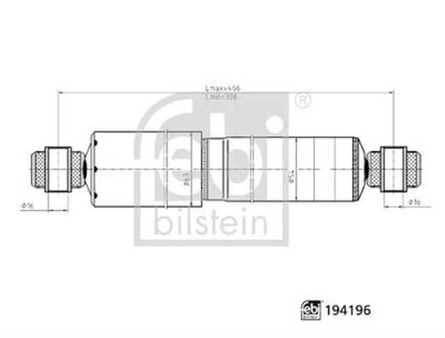 AMORTISOR ARKA AKS CITROEN - FIAT