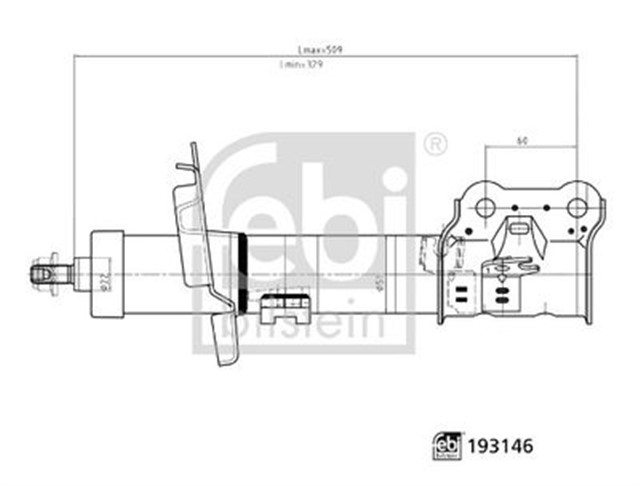 AMORTISOR ON AKS - ON AKS SOL FORD CAR - FORD MOTOR COMPANY