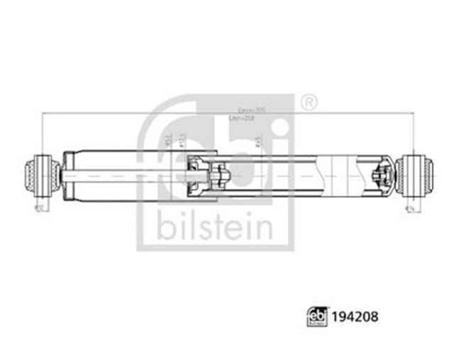 AMORTISOR ARKA AKS - ARKA AKS SOL - ARKA AKS SAG CITROEN - PEUGEOT