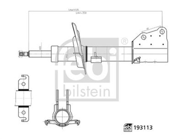 AMORTISOR ON AKS - ON AKS SOL - ON AKS SAG MERCEDES - BENZ CAR - RENAULT CAR