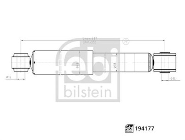 AMORTISOR ARKA AKS NISSAN