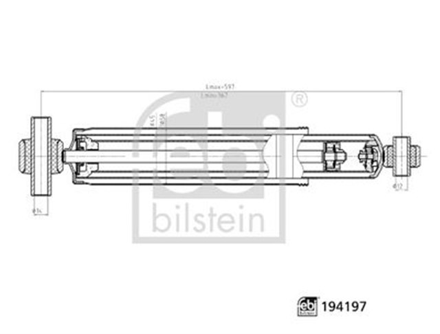 AMORTISOR ARKA AKS - ARKA AKS SOL - ARKA AKS SAG FORD CAR - FORD MOTOR COMPANY