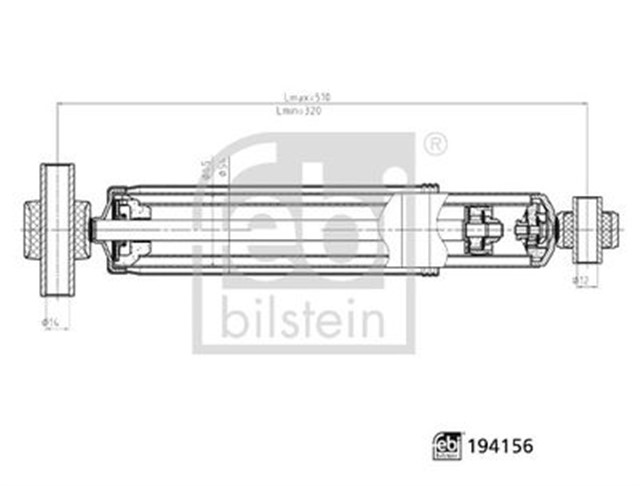 AMORTISOR ARKA AKS SOL - ARKA AKS SAG FORD CAR - FORD MOTOR COMPANY