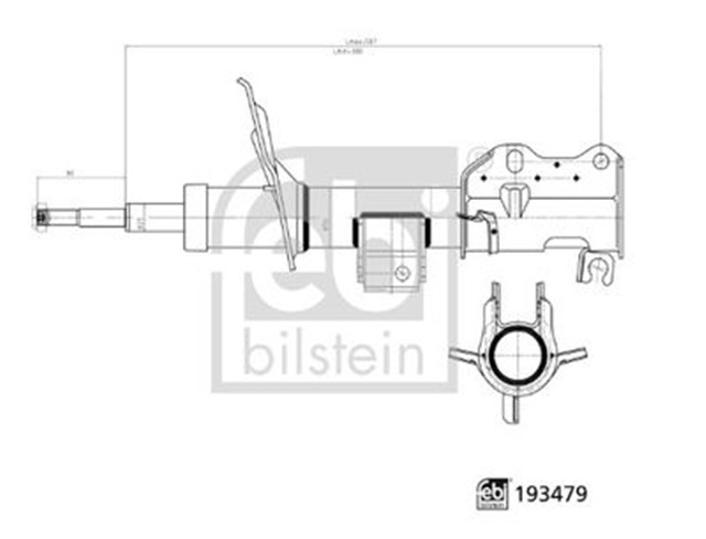 AMORTISOR ON AKS MERCEDES - BENZ CAR