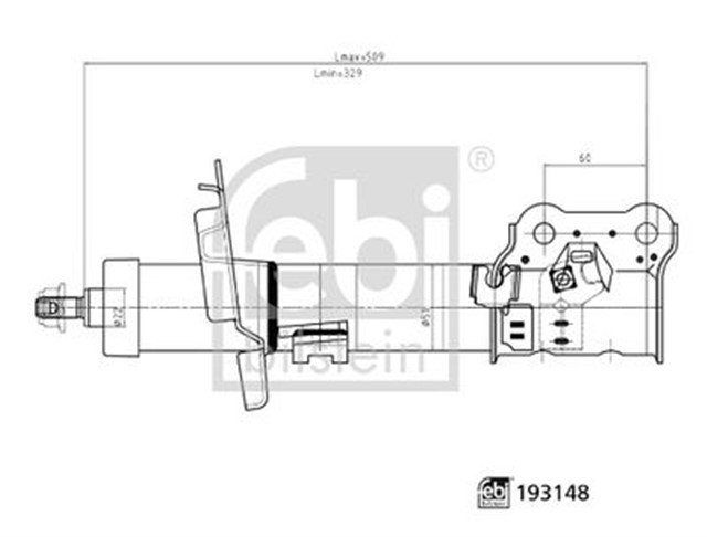 AMORTISOR ON AKS - ON AKS SAG FORD CAR - FORD MOTOR COMPANY