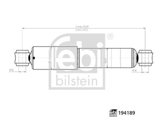 AMORTISOR ARKA AKS ISUZU