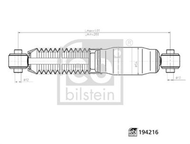 AMORTISOR ARKA AKS CITROEN