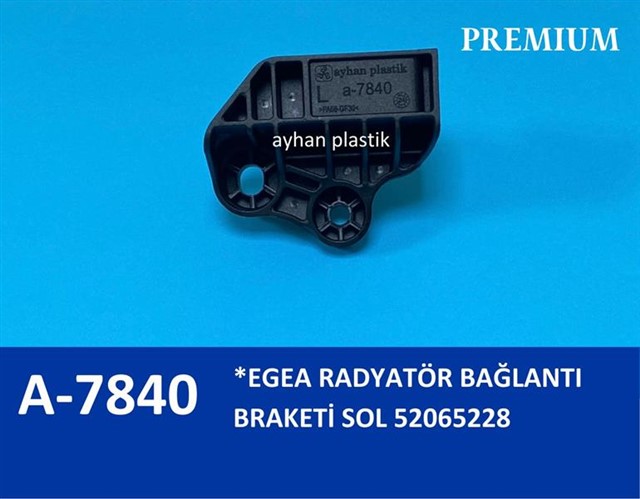 RADYATOR BAGLANTI BRAKETI SOL EGEA 21.5 X 19 CM POSET
