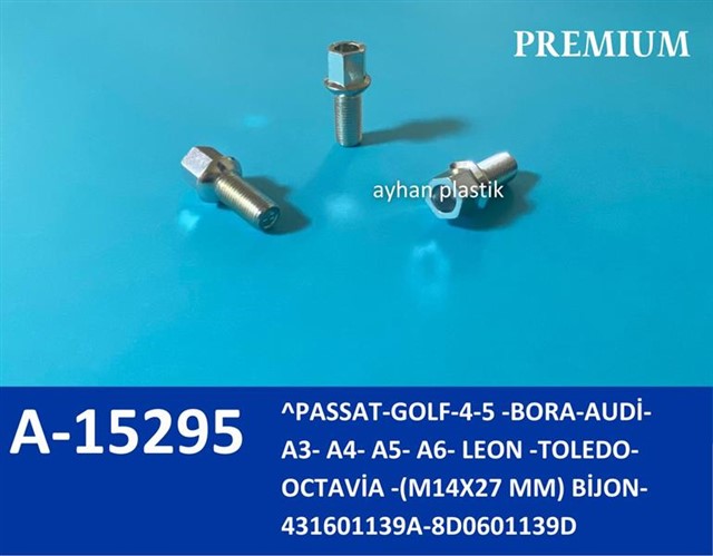 BIJON PASSAT - GOLF - 4 - 5 - BORA - AUDI - A3 - A4 - A5 - A6 - LEON - TOLEDO - OCTAVIA - M14X27 MM 21.5 X 19 CM POSET