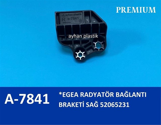 RADYATOR BAGLANTI BRAKETI SAG EGEA 21.5 X 19 CM POSET