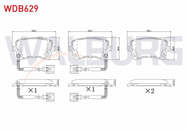 FREN BALATASI ARKA T5 - T6 - A4 - A6 - A8 04 - 