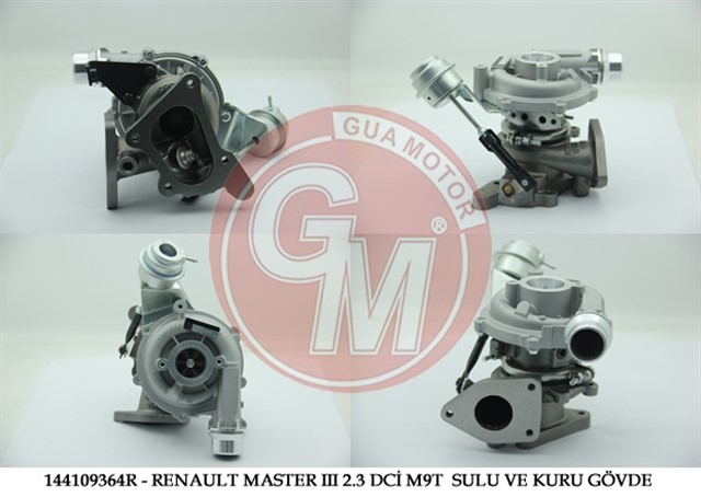 TURBO SARJ RENAULT TRAFIC II 90 - 115BG MASTER III 2.3 DCI 110 - 125 - 145BG M9T OPEL VIVARO 2.0 - 2.5CDT I - 144101946R