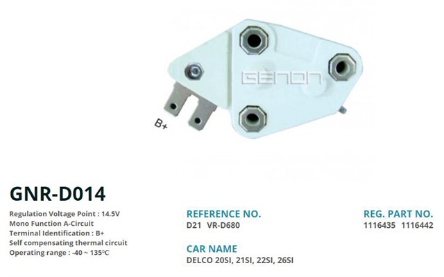 12V OPEL RECORD - ASCONA - KADETT B