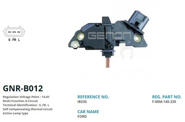 12V FORD COURIER - FIESTA - KA 14MM S. FR. L