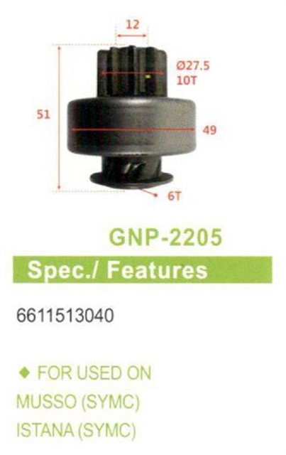 UMD - 5765 10 DIS SSANGYONG ACTION - KORANDO - KYRON - MUSSO - REXTON