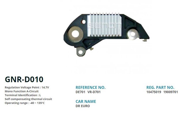 12V OPEL VECTRA - ASTRA - OMEGA L