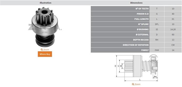 10 DIS VOLVO - YAVUZ INTER 1800 ICTEN FREZE