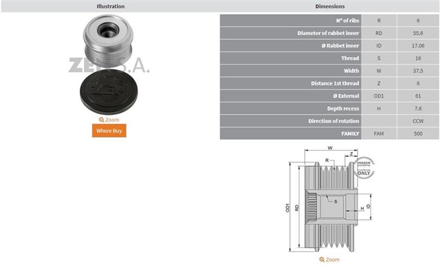 VOLVO C70 - S40 - S60 - S70 - S80 - V70 - XC70 - SC90 6 KANAL