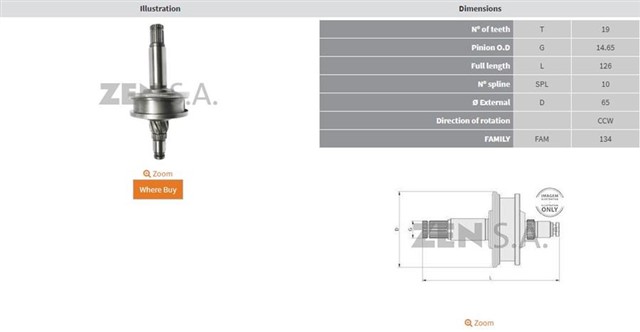 XX DIS KIA BONGO - YANMAR MOTOR CCW