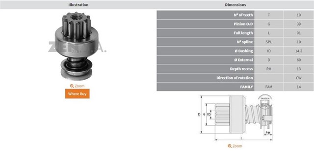 10 DIS CHRYSLER DODGE - FORD - MASSEY FERGUSON - PERKINS TRAKTOR